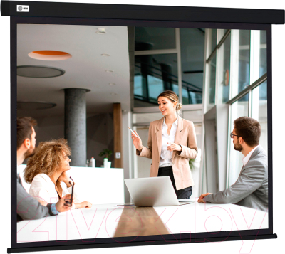 Проекционный экран Cactus CS-PSW-168X299-BK- фото, картинка Проекционный экран Cactus CS-PSW-168X299-BK- фото