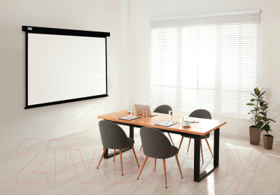 Проекционный экран Cactus CS-PSW-168X299-BK- фото3, картинка3 Проекционный экран Cactus CS-PSW-168X299-BK- фото3