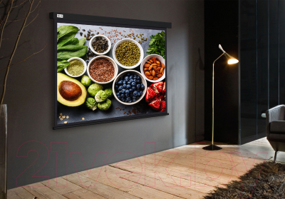 Проекционный экран Cactus Wallscreen CS-PSW-187X332-BK- фото3, картинка3 Проекционный экран Cactus Wallscreen CS-PSW-187X332-BK- фото3