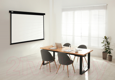 Проекционный экран Cactus Wallscreen CS-PSW-213X213-BK- фото2, картинка2 Проекционный экран Cactus Wallscreen CS-PSW-213X213-BK- фото2