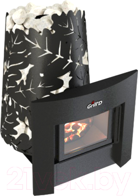 Печь-каменка Grill'D Dubravo 180 Window