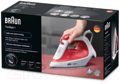 Утюг Braun TexStyle 1 SI1019RD- фото4
