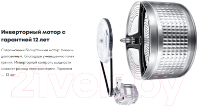 Стиральная машина Haier HW60-BP12919B- фото2