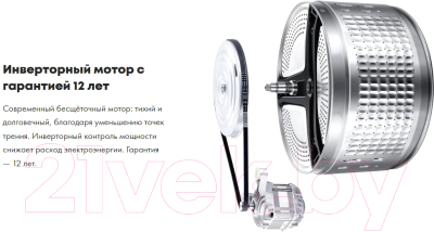 Стиральная машина Haier HW60-BP10919B- фото7