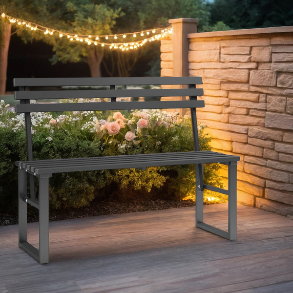 Скамья садовая Sundays Relax СКМС-1 со спинкой- фото10