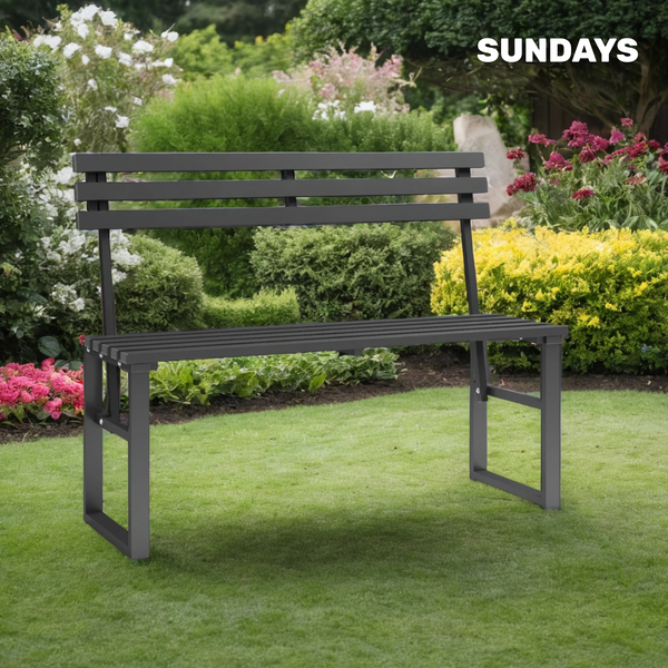 Скамья садовая Sundays Relax СКМС-1 со спинкой- фото4