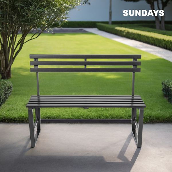 Скамья садовая Sundays Relax СКМС-1 со спинкой- фото5