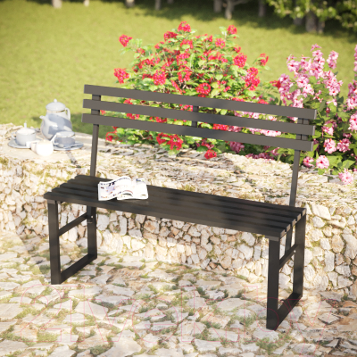 Скамья садовая Sundays Relax СКМС-1 со спинкой- фото6