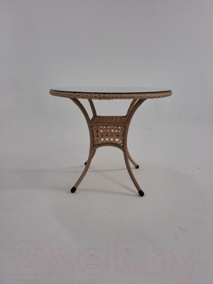 Стол садовый AIKO Deco 7035П круглый д.90 90х90х75- фото2