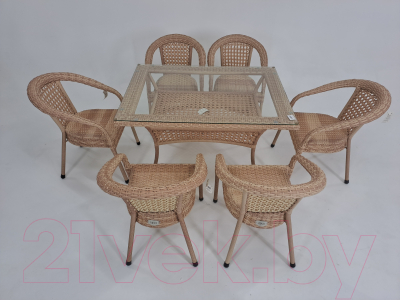 Стол садовый AIKO Deco 7035П стол-2 прямоугольный 120x90x75- фото7