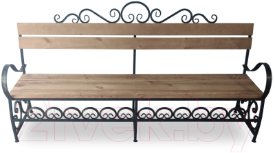 Скамья садовая СтальСнабДизайн ЛК-1- фото2