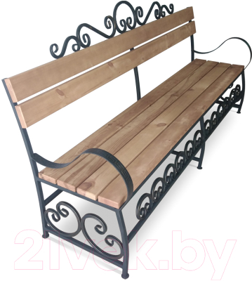 Скамья садовая СтальСнабДизайн ЛК-1- фото4