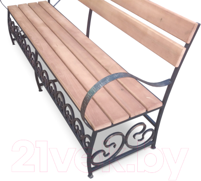 Скамья садовая СтальСнабДизайн ЛК-1- фото5