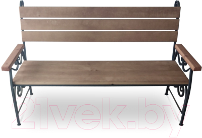 Скамья садовая СтальСнабДизайн ЛК-6- фото2