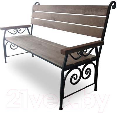 Скамья садовая СтальСнабДизайн ЛК-6- фото3