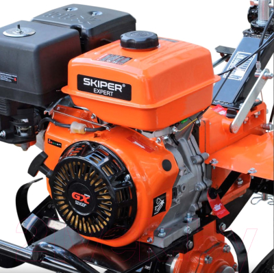 Мотоблок Skiper SP-1800SE Expert + Ручка (18л.с, с ВОМ 3+1, без колёс)- фото4