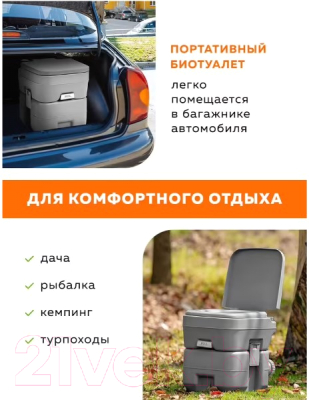 Портативный биотуалет ISMA ISMA-PT20-2- фото10