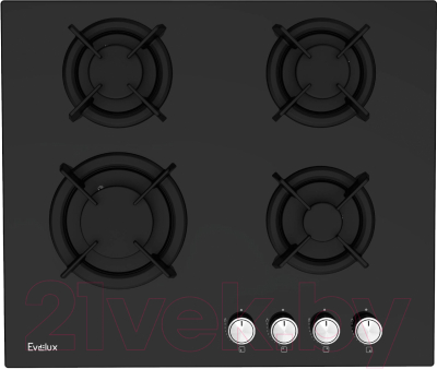Газовая варочная панель Evelux HEG 605 BG- фото