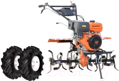 Мотокультиватор бензиновый Skiper SP-1400S + колеса 7.00-8 Extreme- фото2