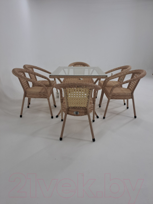 Комплект садовой мебели AIKO Deco 7035 прямоугольный- фото3