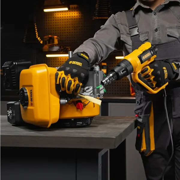 Строительный фен Denzel HG-2000M / 28005- фото2