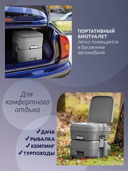 Портативный биотуалет WMC Tools WMC-PT10-2- фото7