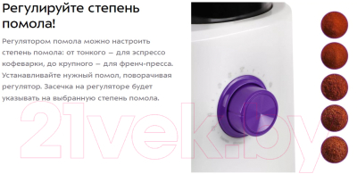 Кофемолка Kitfort KT-7102- фото3
