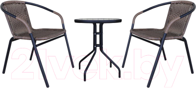 Комплект садовой мебели Garden Story Марсель Мини / WR2719/WR1208-МТ003 - фото, картинка Комплект садовой мебели Garden Story Марсель Мини / WR2719/WR1208-МТ003