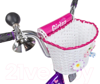 Детский велосипед Novatrack Little Girlzz 167GIRLZZ.VL23- фото6
