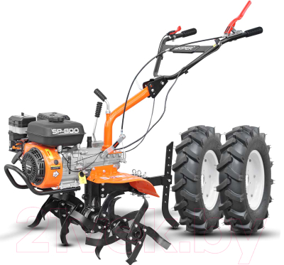Мотокультиватор Skiper SP-800 + колеса Brado 4.00-8 (комплект)- фото