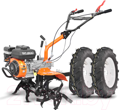 Мотокультиватор Skiper SP-800 + колеса Brado 6.00-12 (комплект)- фото