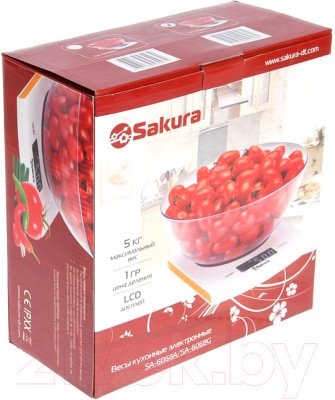 Кухонные весы Sakura SA-6068G- фото4