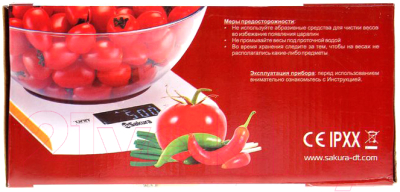 Кухонные весы Sakura SA-6068G- фото6