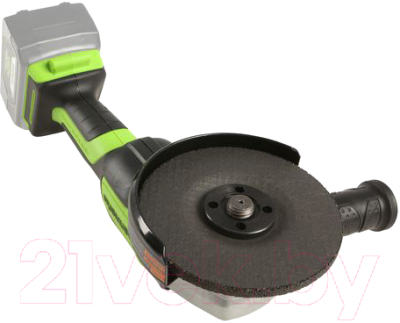 Угловая шлифовальная машина Greenworks GD24AGK4 бесщеточная 24V / 3200207UB- фото3