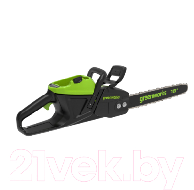 Электропила цепная Greenworks GD60CS25 бесщеточная 60V 40см / 2008907- фото2
