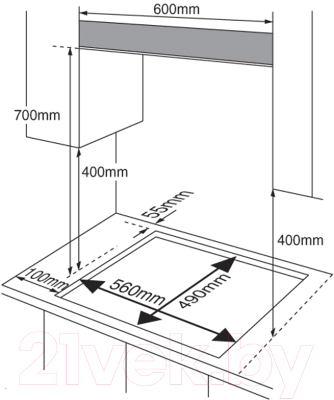 Газовая варочная панель Samsung NA64H3000AK/WT- фото9