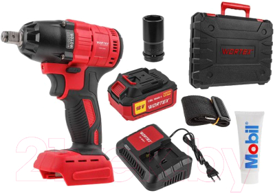 Аккумуляторный гайковерт Wortex CWR 0318 ALL1 (0329229)- фото