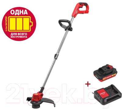 Триммер аккумуляторный Wortex TB 3018-1 ALL1- фото2
