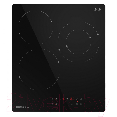 Электрическая варочная панель HOMSair HVC43DBK- фото2