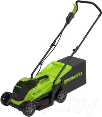 Газонокосилка электрическая Greenworks GD24LM33K2 бесщеточная 24V 33см / 2516107UA- фото