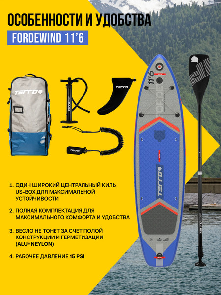 SUP-борд Terror Fordewind 11x32x6- фото2