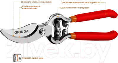 Секатор Grinda 423105- фото4