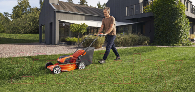 Газонокосилка электрическая Husqvarna LC 142iS- фото4