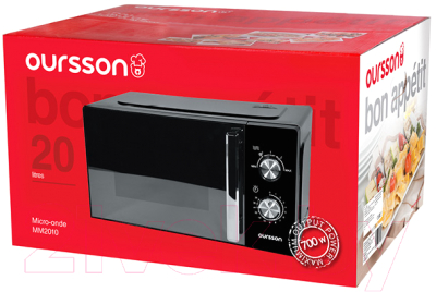 Микроволновая печь Oursson MM2010/BL- фото7