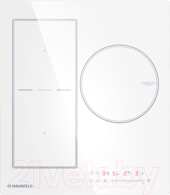 Индукционная варочная панель Maunfeld CVI453SBWH- фото