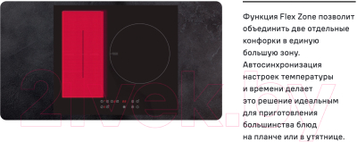 Индукционная варочная панель Maunfeld CVI593BBK- фото10