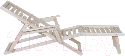 Складной шезлонг Мебелик С подлокотниками- фото10