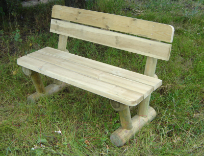 Скамья садовая Массив-Древ L120 1200x600xН810- фото2