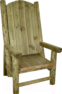 Кресло садовое Массив-Древ Трон 800x870xН1500- фото