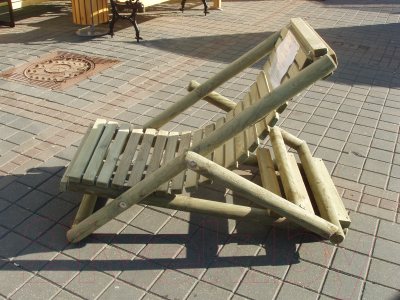 Шезлонг Массив-Древ 1330x840x1240- фото3